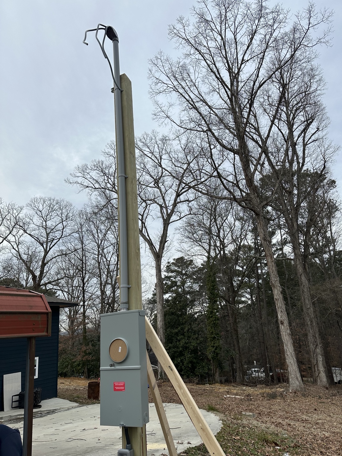 Temporary construction power